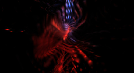 Light particle trails. Light explosion star with glowing particles and lines. Beautiful moving abstract rays background.