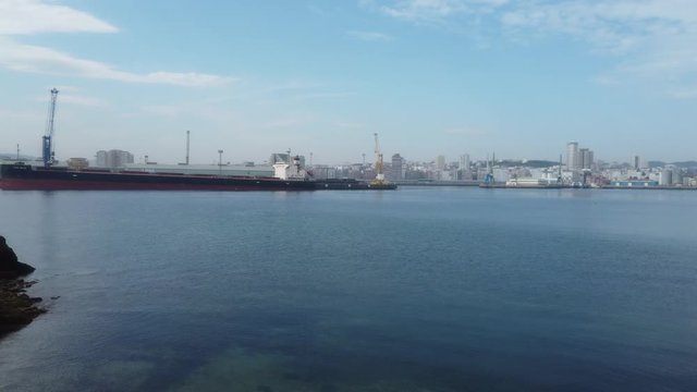 Port in La Coruna, city of Galicia. Spain. Europe