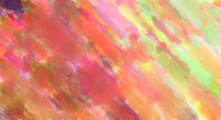 Contemporary art. Hand made painting. Modern artwork. Painting with brushstrokes of watercolor on surface. 2d illustration. Artistic background image. Abstract painting on canvas. Colorful texture.