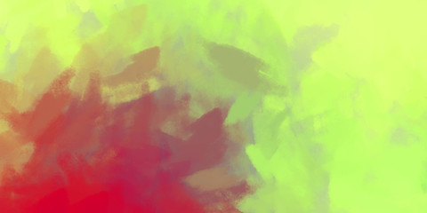 Obraz na płótnie Canvas Vibrant paint pattern backdrop. 2D illustration of colorful brush strokes. Decorative texture painting. Painted background.