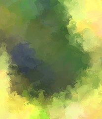 Creative abstract painting. Background with artistic brush strokes. Colorful and vibrant illustration. Painted art.