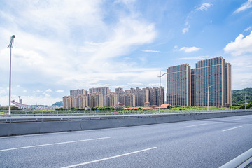 Cityscape of Nansha, Guangzhou, China