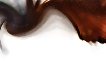 Modern art. Colorful contemporary artwork. Color strokes of paint. Brushstrokes on abstract background. Brush painting.