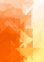 Overlapping design with triangles background. Abstract geometric wallpaper. Geometrical colorful triangular shapes.