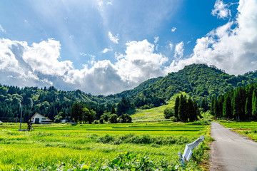 【日本の里山】福島県 会津の風景 © travel