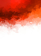 Painted composition with vibrant brush strokes. Textured colorful painting. Paint brushed wallpaper.