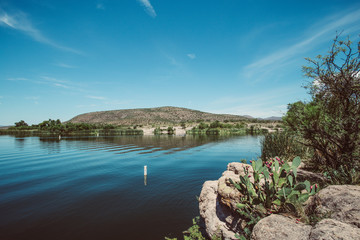 Lake and Mountains