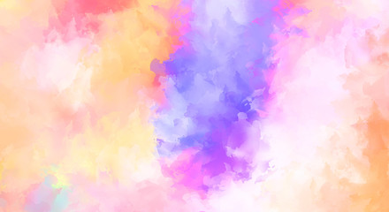 Creative abstract painting. Background with artistic brush strokes. Colorful and vibrant illustration. Painted art.