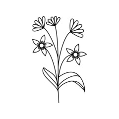 flower vector collection. Free Vectors
Background.Line logo flowers.