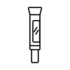 make up cream tube product line style