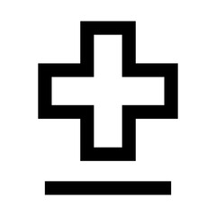 Obraz premium Medical symbol icon