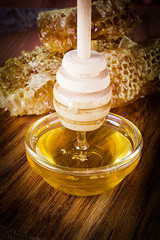 Fototapeta na wymiar Honey and honeycombs