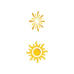  Sun Vector illustration Icon Logo Template