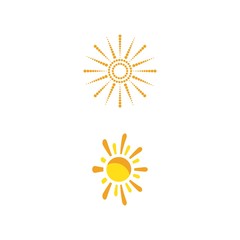 Sun Vector illustration Icon Logo Template