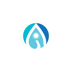 Water drop Logo Template vector