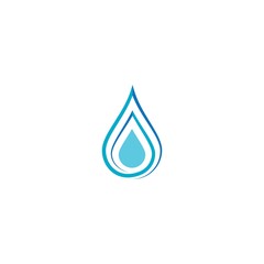 Water drop Logo Template vector