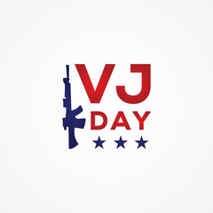 Happy VJ Day Vector Design Illustration