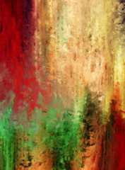 Modern art. Colorful contemporary artwork. Color strokes of paint. Brushstrokes on abstract background. Brush painting. Unique wall art.