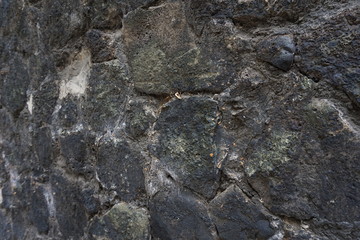 old stone wall i the town