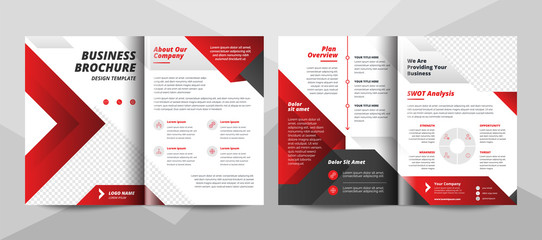Creative corporate business brochure template. Corporate business flyer template.