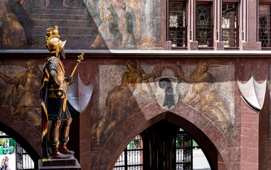 Detail am Rathaus, Basel, Schweiz