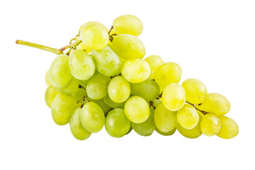 Grapes isolated on white background with clipping path