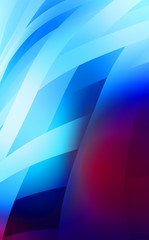 Abstract background with colorful gradient. Vibrant graphic wallpaper with stripes design. Fluid 2D illustration of modern movement.