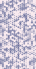 Abstract Color Halftone Dots generative art background illustration