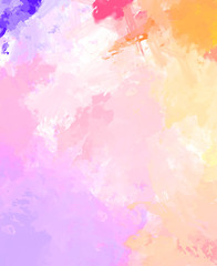 Brushed Painted Abstract Background. Brush stroked painting. Artistic vibrant and colorful wallpaper..