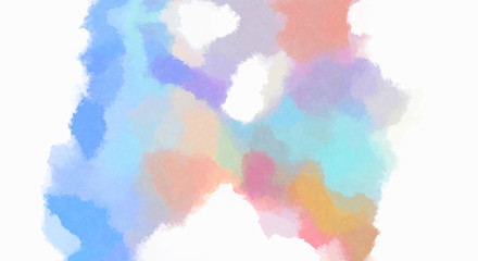 Watercolor painted background. Abstract Illustration wallpaper. Brush stroked painting. 2D Illustration.