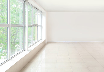 Obraz na płótnie Canvas View of big empty room