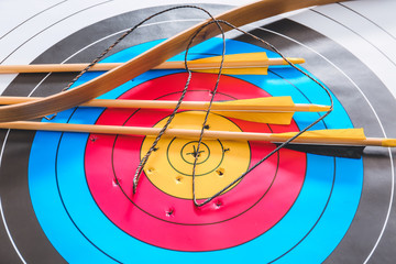 Equipment for archery on target