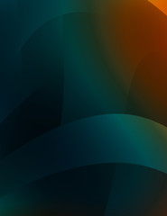 Abstract background with colorful gradient. Vibrant graphic wallpaper with stripes design. Fluid 2D illustration of modern movement.