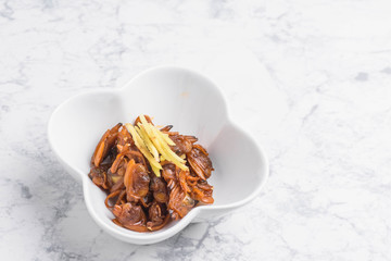 アサリの生姜煮