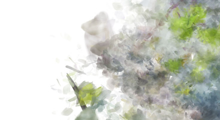 Brushed Painted Abstract Background. Brush stroked painting. Artistic vibrant and colorful wallpaper..