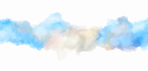 Watercolor painted background. Abstract Illustration wallpaper. Brush stroked painting. 2D Illustration.