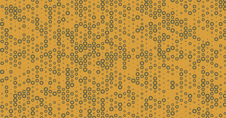 Abstract Color Halftone Dots generative art background illustration