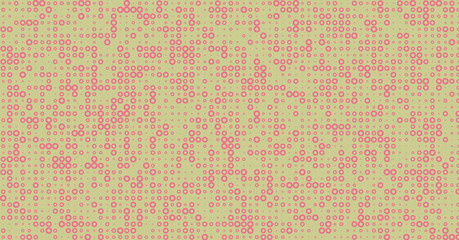 Abstract Color Halftone Dots generative art background illustration
