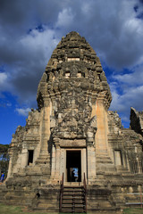 ancient temple in Phimai Historical Park Thailand