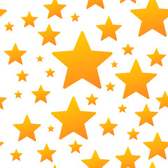 Scattered stars pattern  - seamless vector background