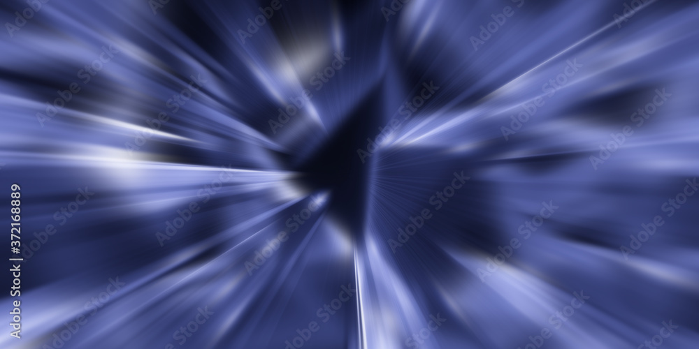 Poster motion zoom speed glowing light digital tech background.3d illustration and rendering.