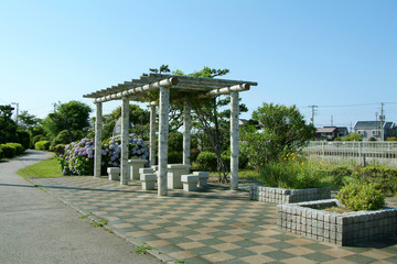 引地川緑道（藤沢市辻堂大平台付近）