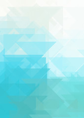 Overlapping design with triangles background. Abstract geometric wallpaper. Geometrical colorful triangular shapes.