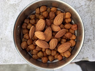 bowl of almonds