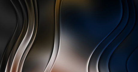 Obraz premium Abstract pattern glossy color background. Vibrant colorful wavy texture wall. Creative and beautiful wallpaper.