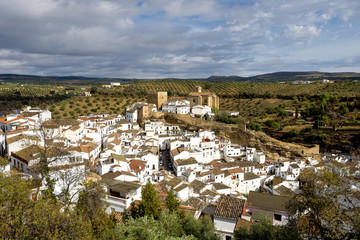 Fototapeta na wymiar Setenil de las Bodegas is a town in the province of Cadiz, Andalusia, Spain
