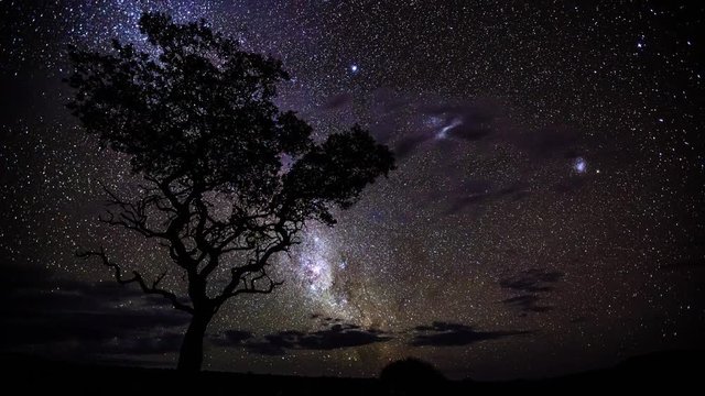 Timelapse, Milkyway, Palmwag, Namibia