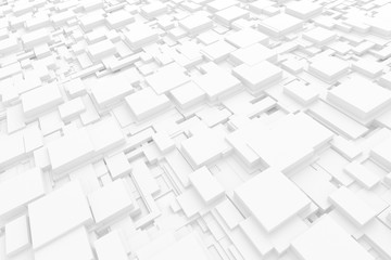 Abstract futuristic of modern flat geometric connection network.Architecture interiors concept background.3D illustration and rendering.