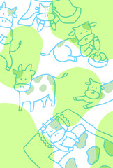 年賀状　2021　うし