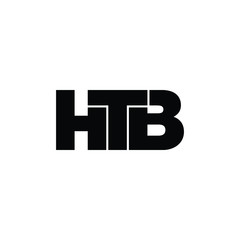 Letter HTB simple monogram logo design